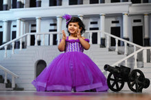 Load image into Gallery viewer, Purple Aurora Fascinator
