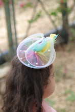 Load image into Gallery viewer, Cinderella Fascinator bottle green