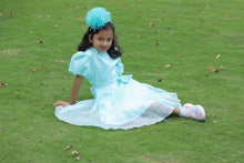 Load image into Gallery viewer, Ariel Fascinator peach