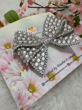 Load image into Gallery viewer, Moonlit Dazzle Bow Silver