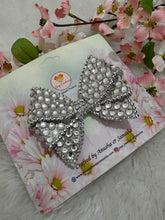 Load image into Gallery viewer, Moonlit Dazzle Bow Silver