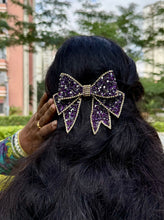 Load image into Gallery viewer, Starry Night Bow Purple