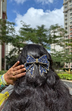 Load image into Gallery viewer, Starry Night Bow Blue