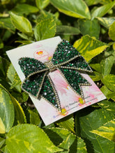 Load image into Gallery viewer, Starry Night Bow Green