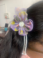 Load image into Gallery viewer, Floral & Pearl Closed Banana Clutches