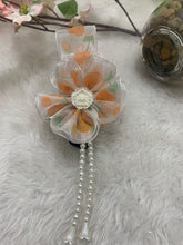 Load image into Gallery viewer, Floral & Pearl Closed Banana Clutches