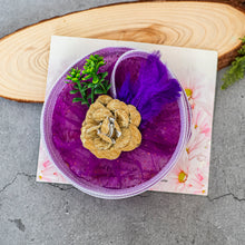 Load image into Gallery viewer, Sofia Fascinator dark purple