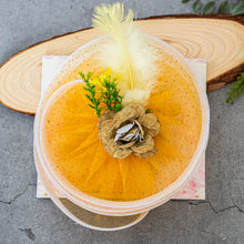 Load image into Gallery viewer, Sofia Fascinator yellow