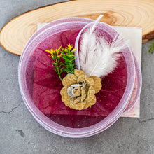 Load image into Gallery viewer, Sofia Fascinator wine