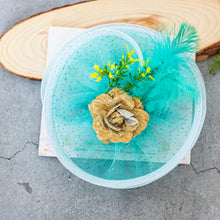Load image into Gallery viewer, Sofia Fascinator sea green