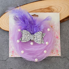 Load image into Gallery viewer, Belle Fascinator Lavendor
