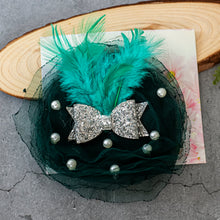 Load image into Gallery viewer, Belle Fascinator Bottle Green