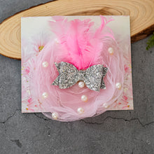 Load image into Gallery viewer, Belle Fascinator Baby Pink