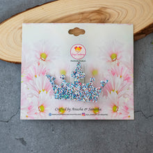 Load image into Gallery viewer, Princess crown clip white