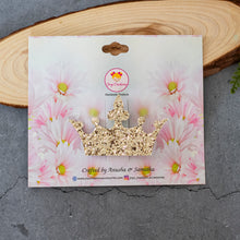 Load image into Gallery viewer, Princess crown clip gold