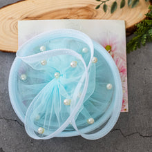 Load image into Gallery viewer, Cinderella Fascinator sky blue