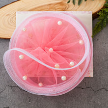 Load image into Gallery viewer, Cinderella Fascinator peach