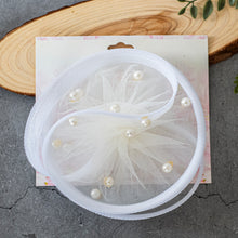 Load image into Gallery viewer, Cinderella Fascinator white