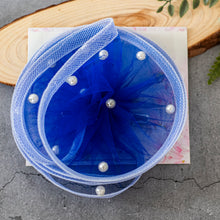 Load image into Gallery viewer, Cinderella Fascinator royal blue