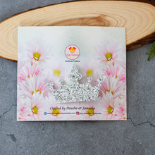 Load image into Gallery viewer, Princess crown clip Silver