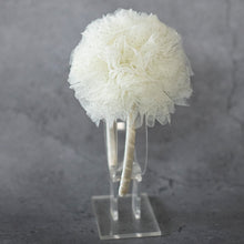 Load image into Gallery viewer, Ariel Fascinator half white