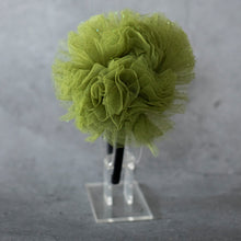 Load image into Gallery viewer, Ariel Fascinator mehendi green