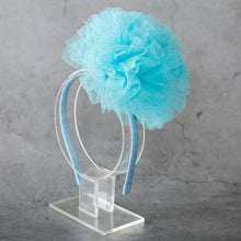 Load image into Gallery viewer, Ariel Fascinator sky blue
