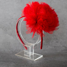 Load image into Gallery viewer, Ariel Fascinator dark pink