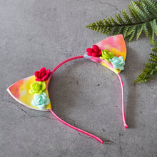 Load image into Gallery viewer, Watercolor Bunny HeadbanD