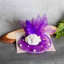 Load image into Gallery viewer, Purple Aurora Fascinator