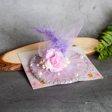Load image into Gallery viewer, Lavendar Aurora Fascinator