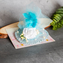 Load image into Gallery viewer, Sky Blue Aurora Fascinator