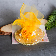 Load image into Gallery viewer, Yellow Aurora Fascinator
