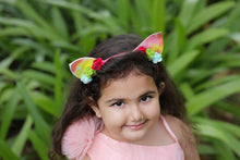 Load image into Gallery viewer, Watercolor Bunny HeadbanD