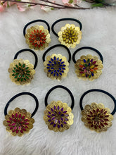 Load image into Gallery viewer, Laxmi Kasu Bejewelled  Rubber Bands Best Seller