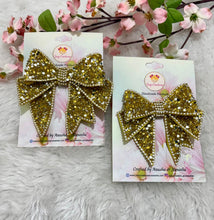 Load image into Gallery viewer, Starry Night Bow Mini Yellow