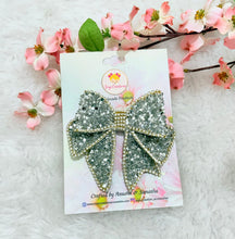 Load image into Gallery viewer, Starry Night Bow Mini Silver