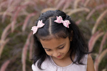 Load image into Gallery viewer, Glitter Mini Bows blue