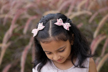 Load image into Gallery viewer, Glitter Mini Bows blue