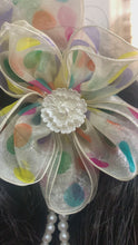 Load and play video in Gallery viewer, Floral & Pearl Closed Banana Clutches