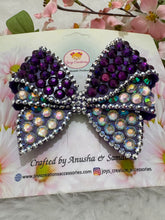 Load image into Gallery viewer, Moonlit Dazzle Bow Purple

