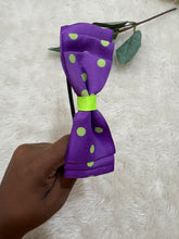 Load image into Gallery viewer, POLKA DOT GROSSGRAINRIBBON 3 LAYER BOW
