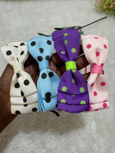 Load image into Gallery viewer, POLKA DOT GROSSGRAINRIBBON 3 LAYER BOW

