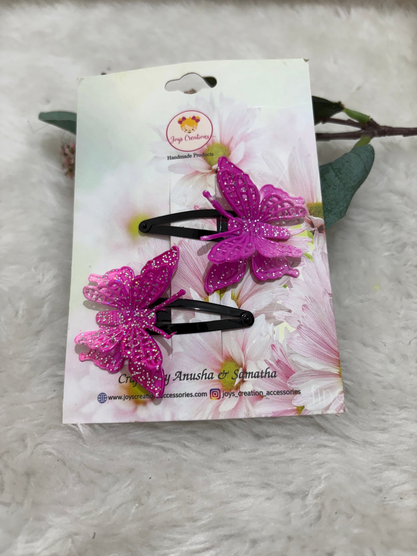 butterfly dual shade pink n baby pink