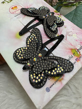 Load image into Gallery viewer, STONE BUTTERFLY BLACK
