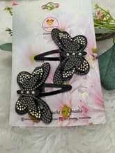 Load image into Gallery viewer, STONE BUTTERFLY BLACK
