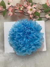 Load image into Gallery viewer, Sky blue Big Organza Flower

