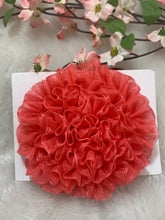 Load image into Gallery viewer, Peach Big Organza Flower
