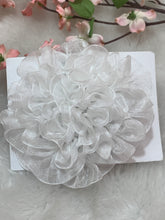 Load image into Gallery viewer, White Big Organza Flower
