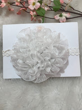 Load image into Gallery viewer, White Big Organza Flower
